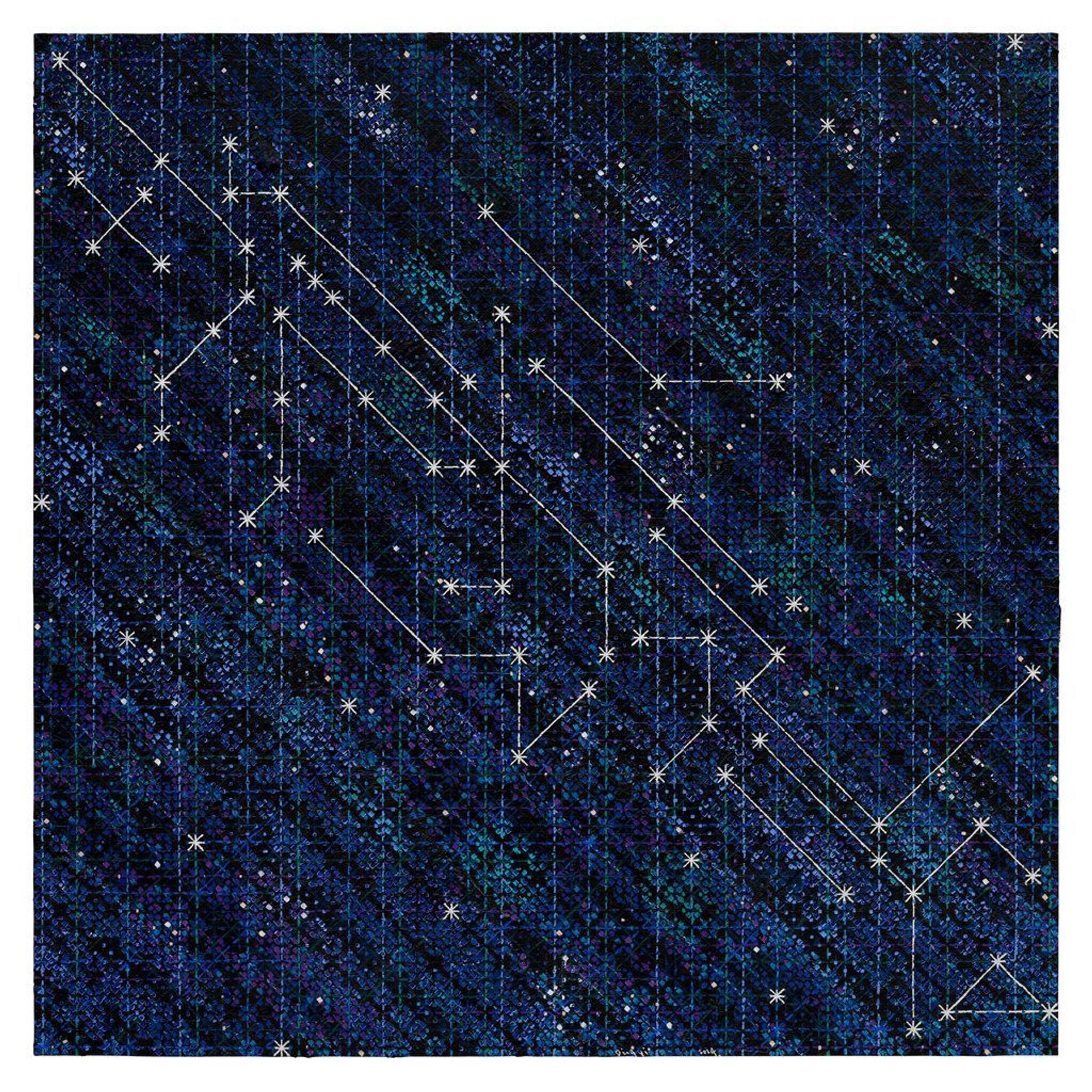 Ding Yis „Appearance of Crosses 2024-2“ gleicht einem rechtwinkligen Sternbild.