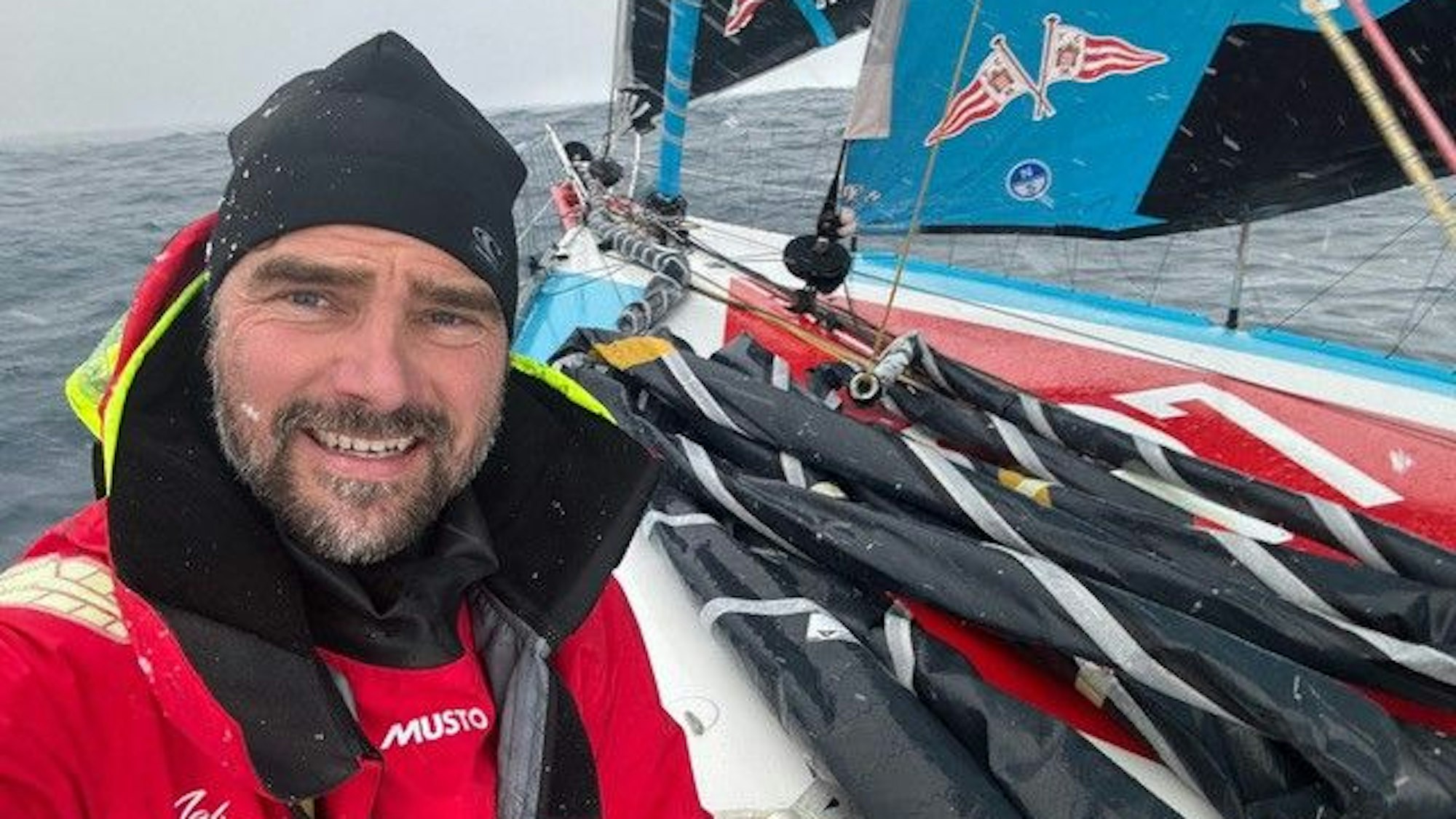 HANDOUT - 22.12.2024, ---, Point Nemo: Boris Herrmann bestreitet seine zweite Solo-Weltumseglung Vendee Globe und segelt kurz vor Weihnachten mit seinem Boot ·Malizia · Seaexplorer· Kap Hoorn entgegen.