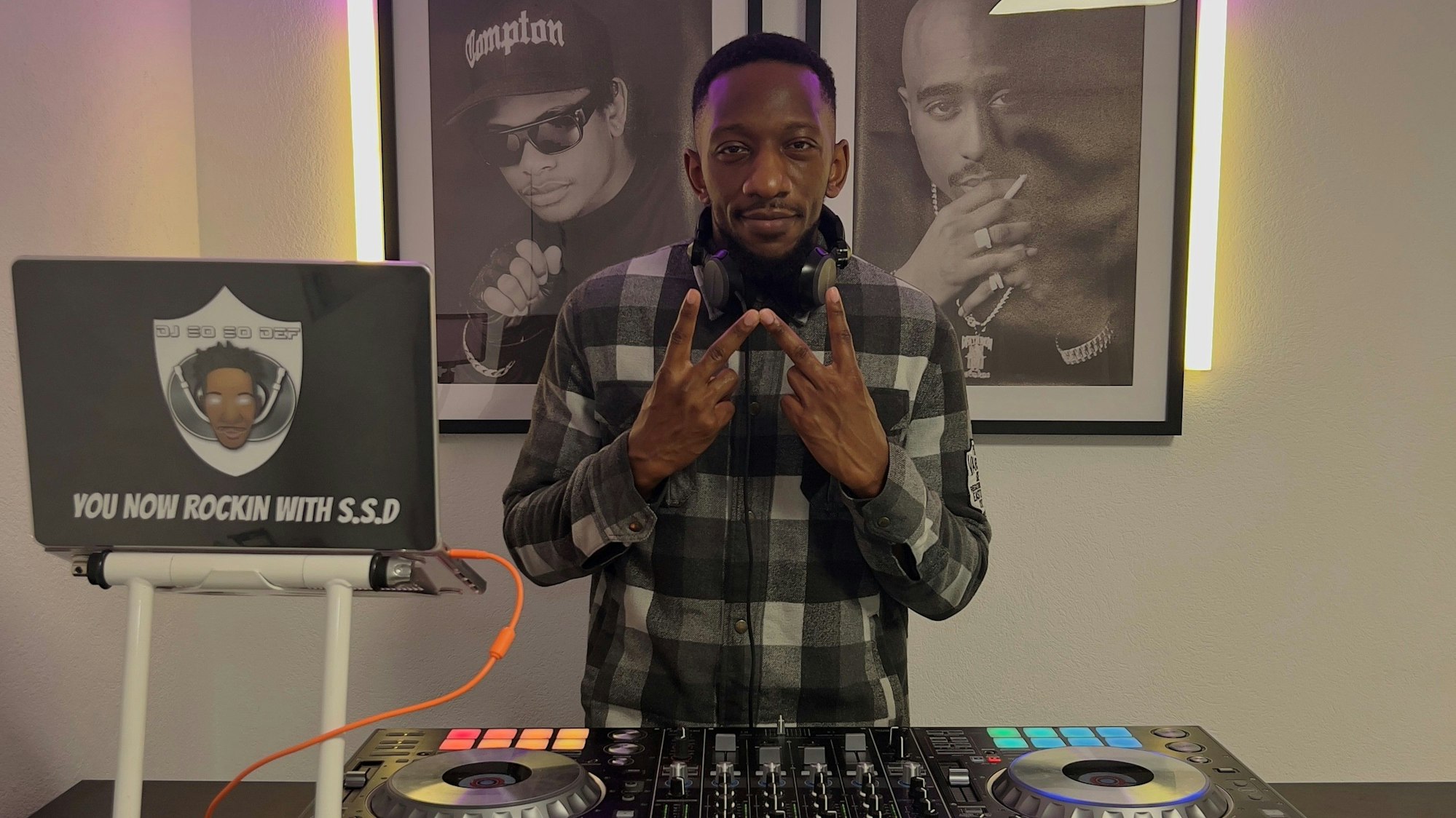 Hier nimmt Merci Luvuezo seine Tiktoks auf.