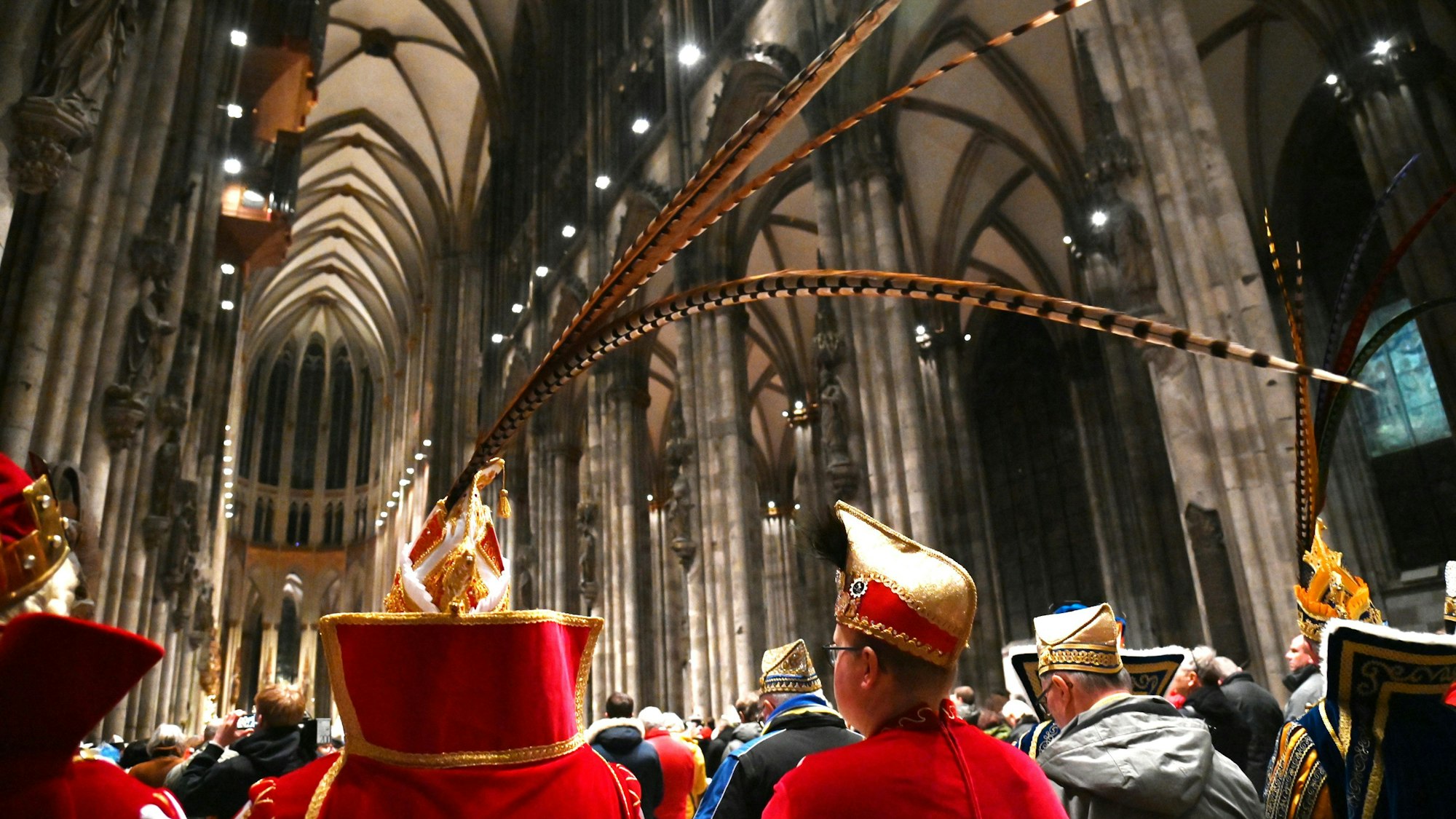 Der Andrang der Jecken war groß.