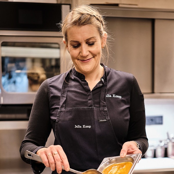 Julia Komp in Aktion