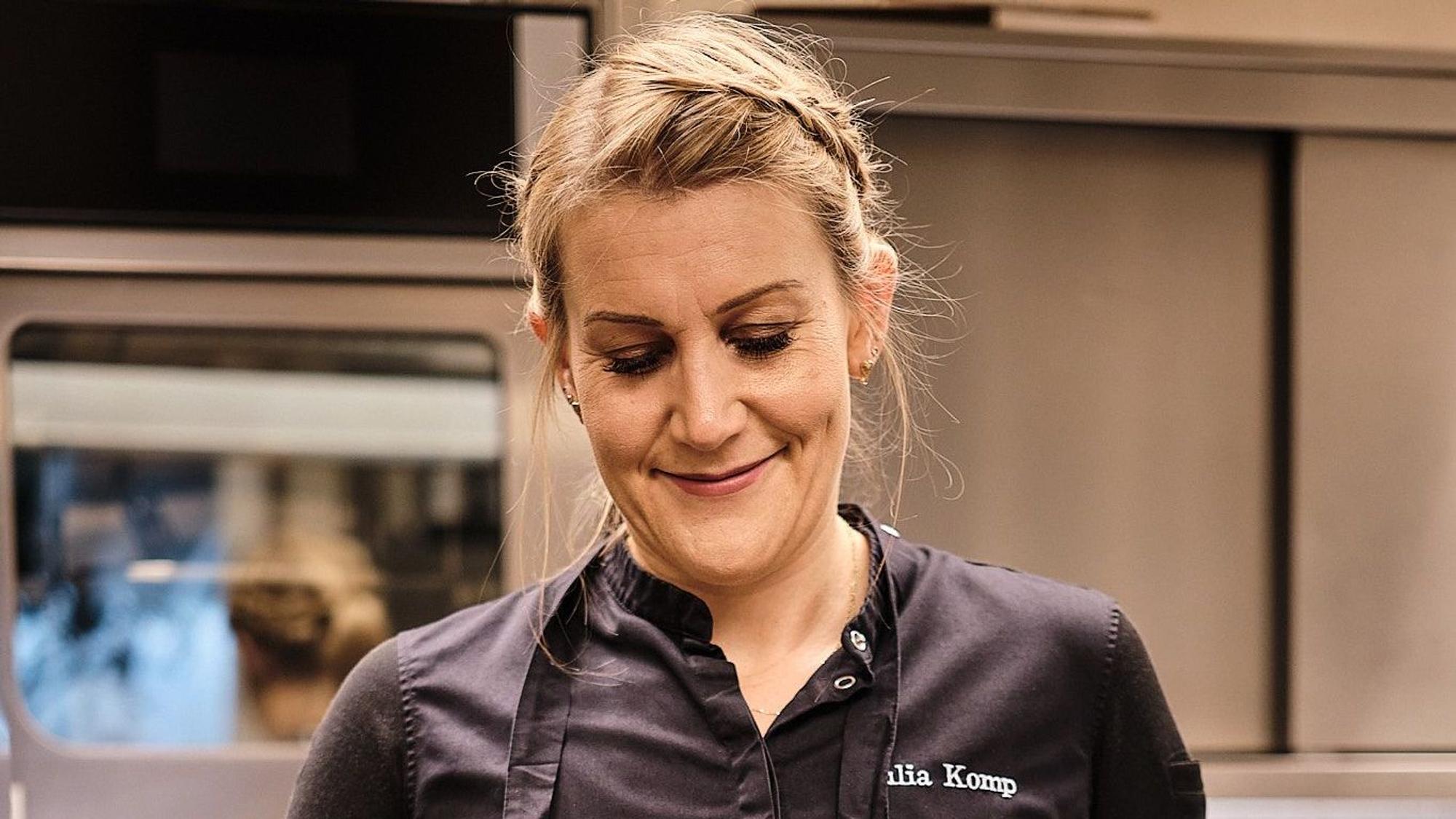Julia Komp in Aktion