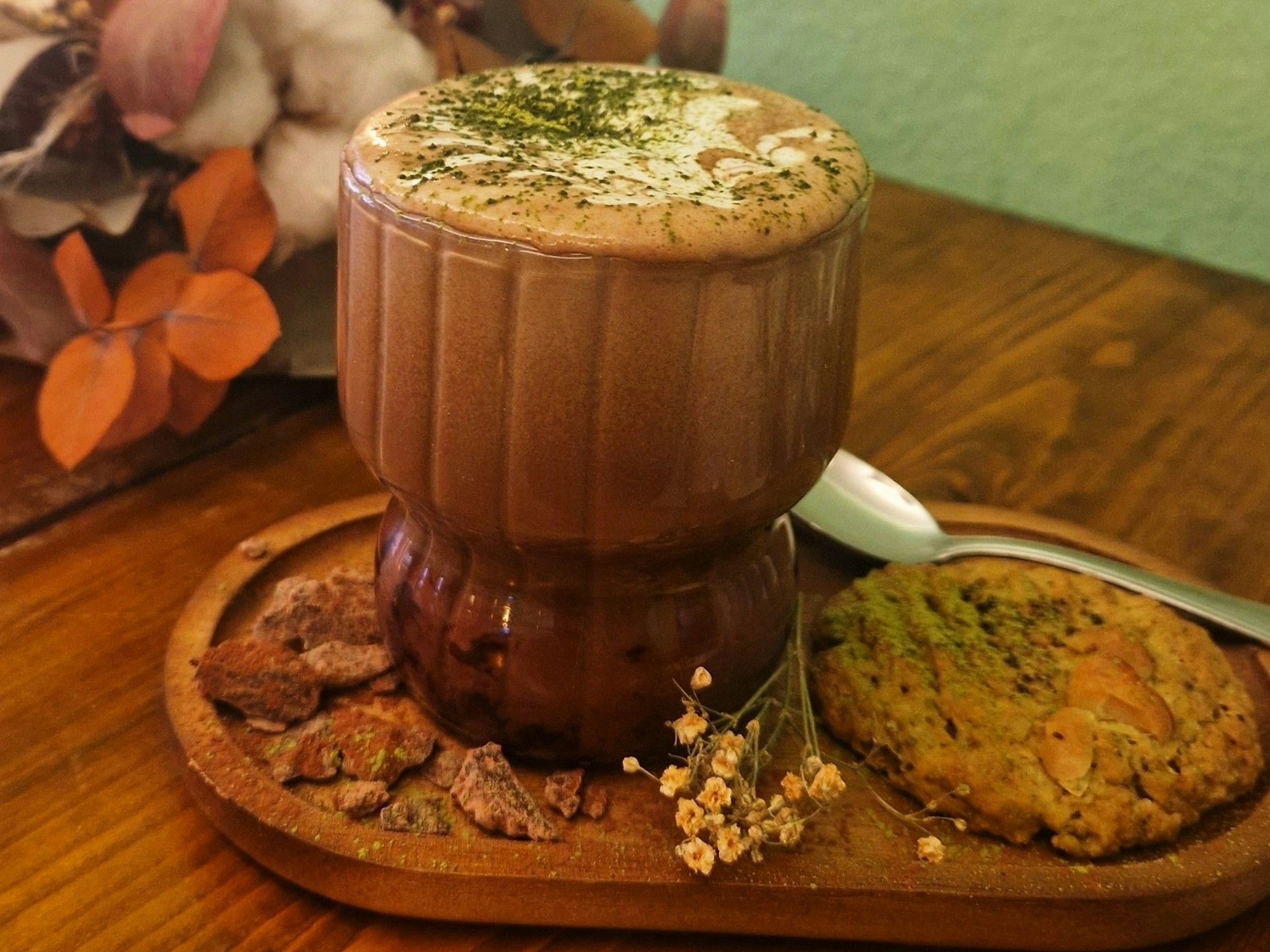 Das Vevi Café siegte mit dem Winter Foamie Special mit Kakao, Matcha und Chai.