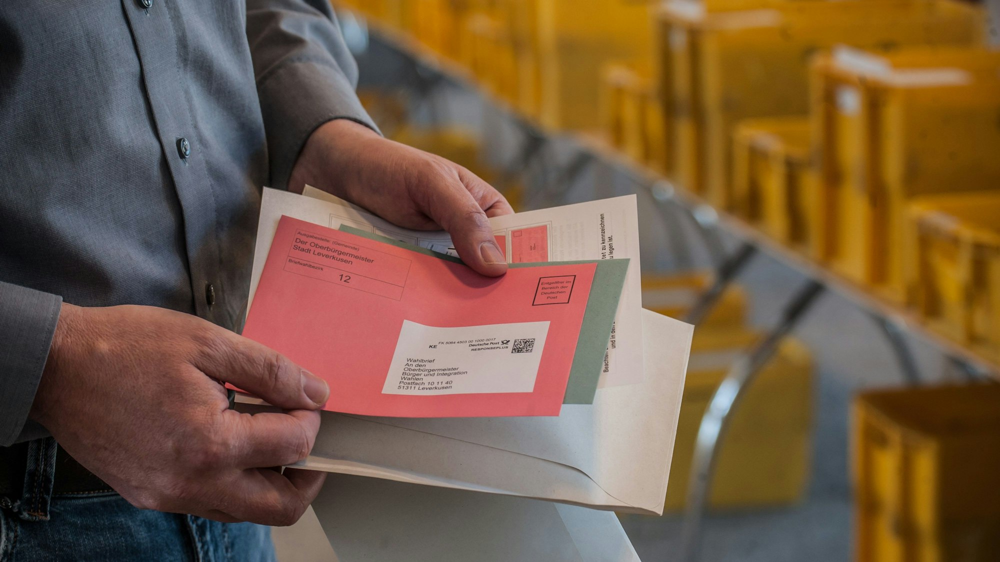 Das Briefwahlbüro in Leverkusen wird an der Hauptstraße eingerichtet. (Archivbild)