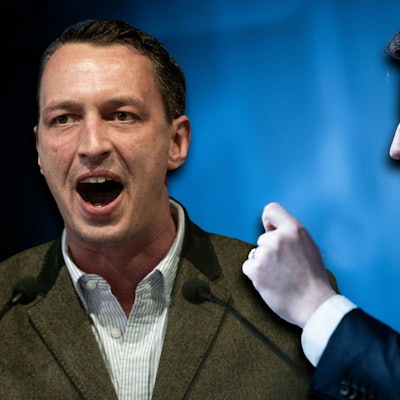 Matthias Helferich (links), der Kopf des rechtsradikalen Lagers in der AfD NRW, wurde im Juli aus der Partei ausgeschlossen. Treiber des Verfahrens: Landeschef Martin Vincentz (rechts).