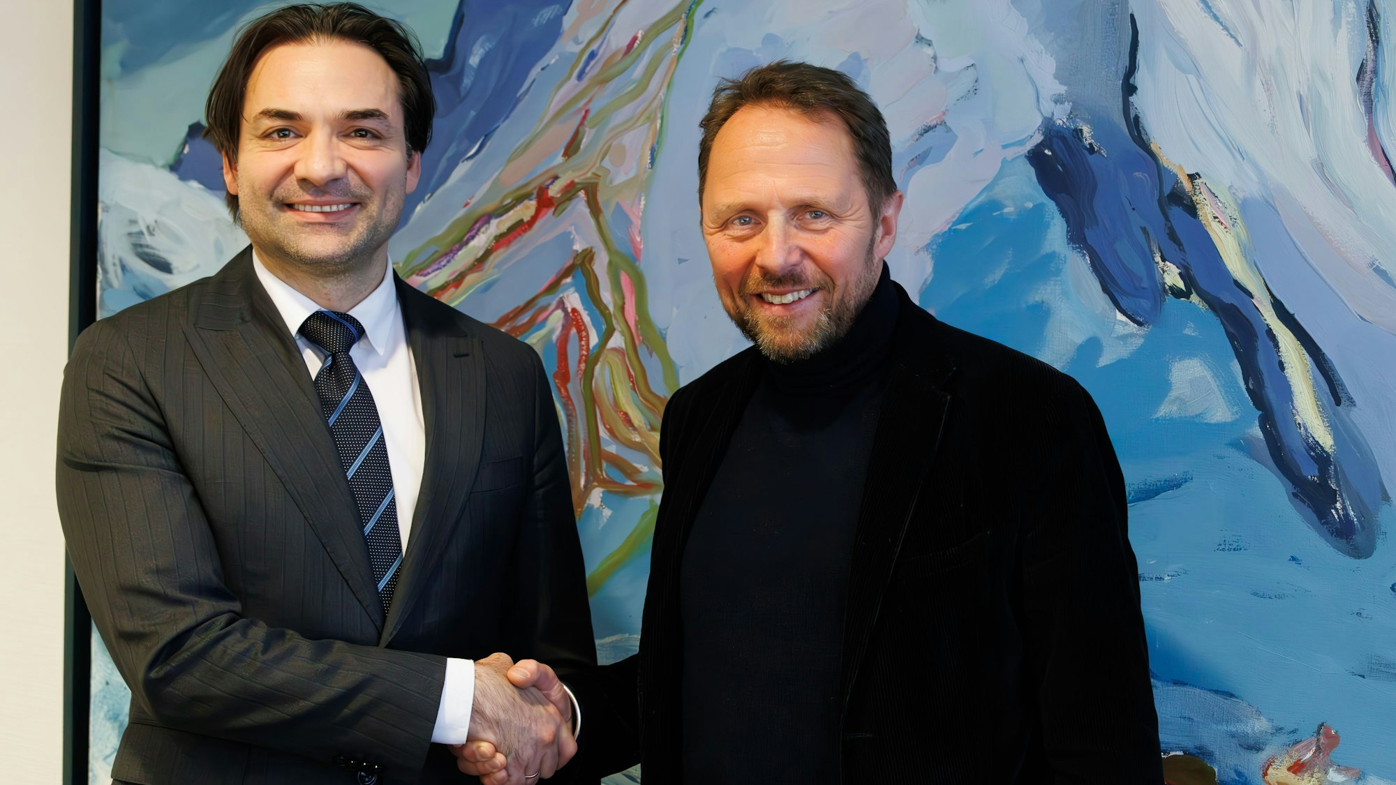 Uwe Richrath mit dem türkischen Generalkonsul Hüseyin Kantem Al