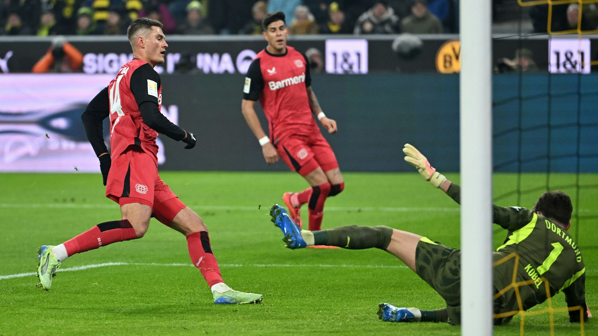 Patrik Schick erzielte gegen den BVB einen Doppelpack