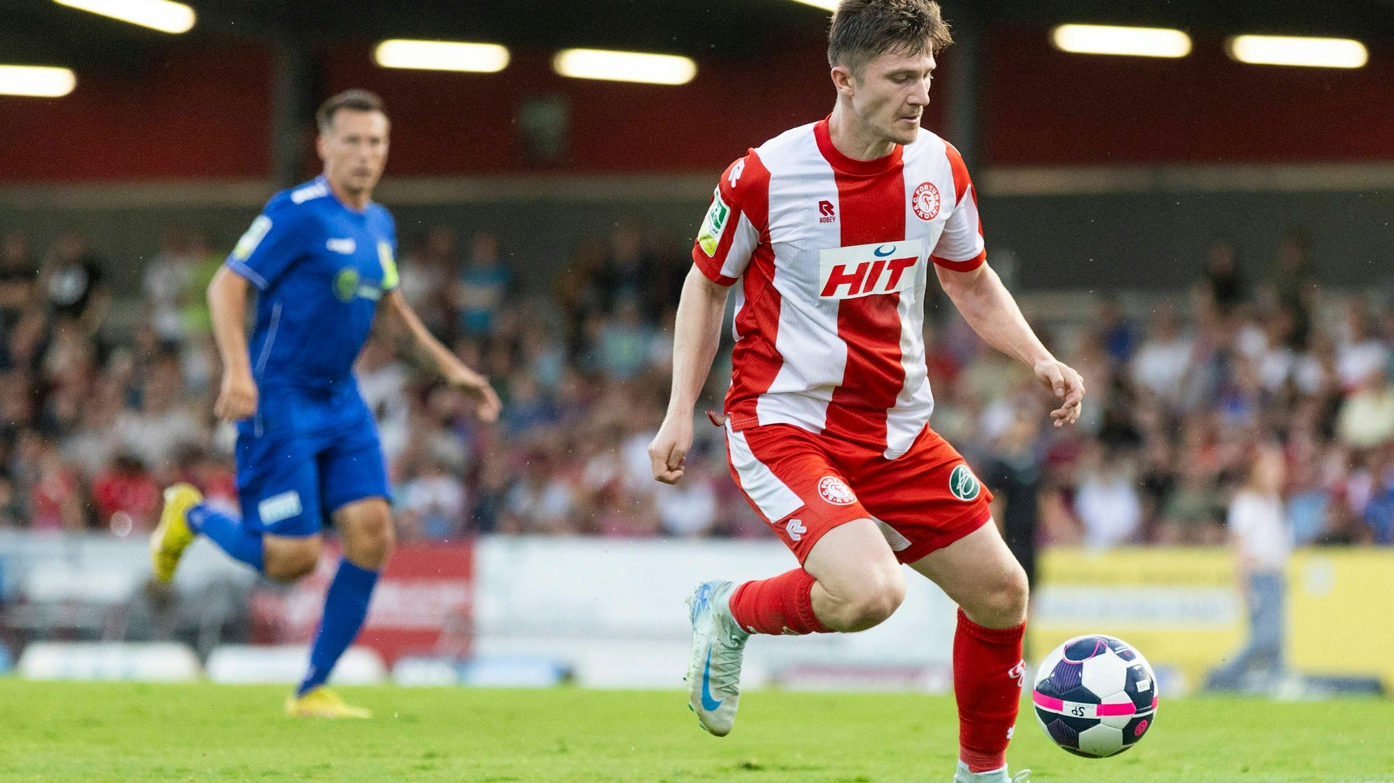 Regionalliga West Fortuna Köln - 1. FC Düren, 09.08.2024 Marvin Mika Fortuna Köln, 11. Regionalliga West, Fortuna Köln - 1. FC Düren, 3. Spieltag, am 09.08.2024, Südstadion, Köln *** Regionalliga West Fortuna Köln 1 FC Düren, 09 08 2024 Marvin Mika Fortuna Köln, 11 Regionalliga West, Fortuna Köln 1 FC Düren, 3 Matchday, on 09 08 2024, Südstadion, Cologne Copyright: xBEAUTIFULxSPORTS/Meuselx