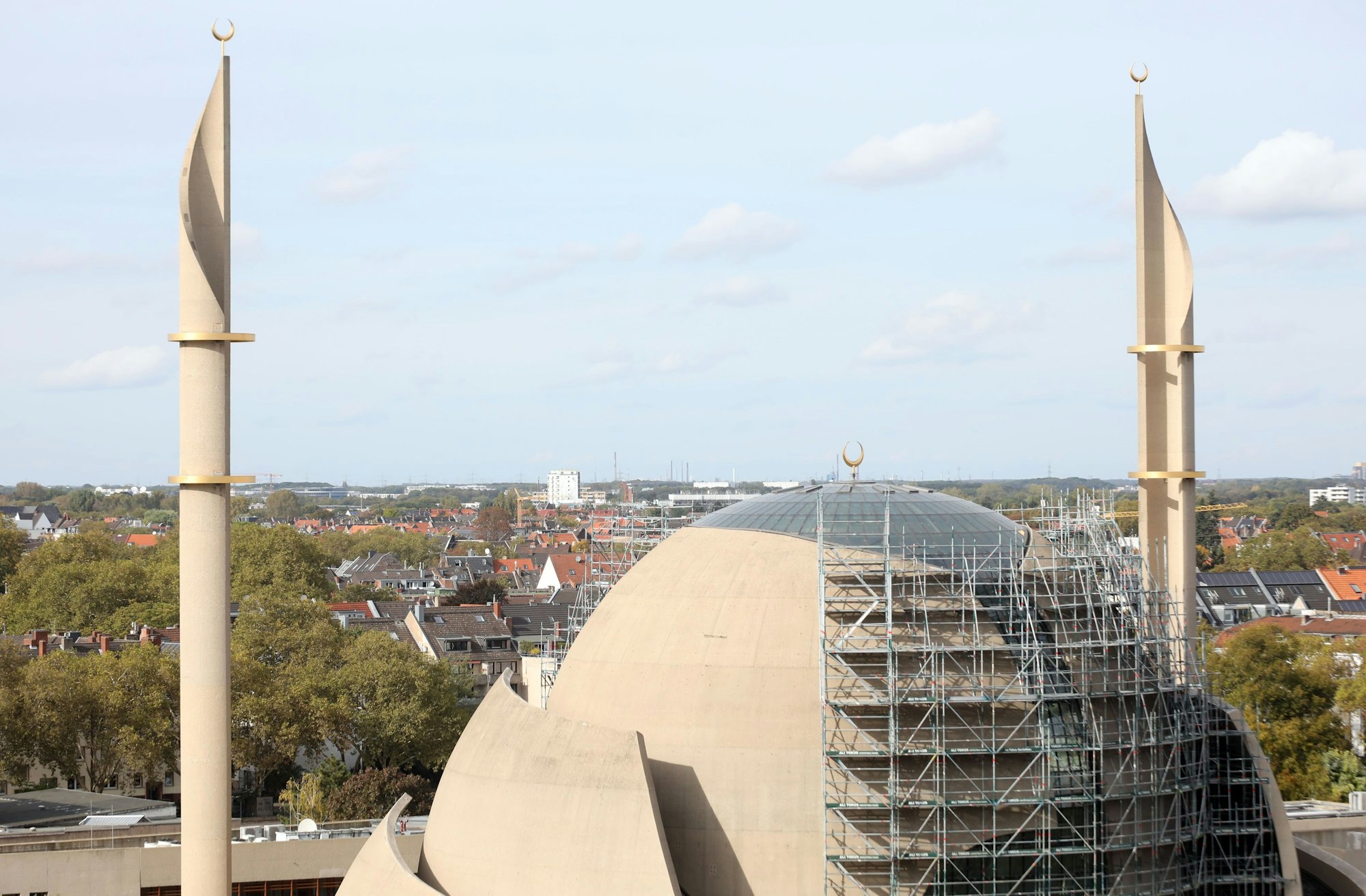Die von Paul Böhm entworfene Zentralmoschee