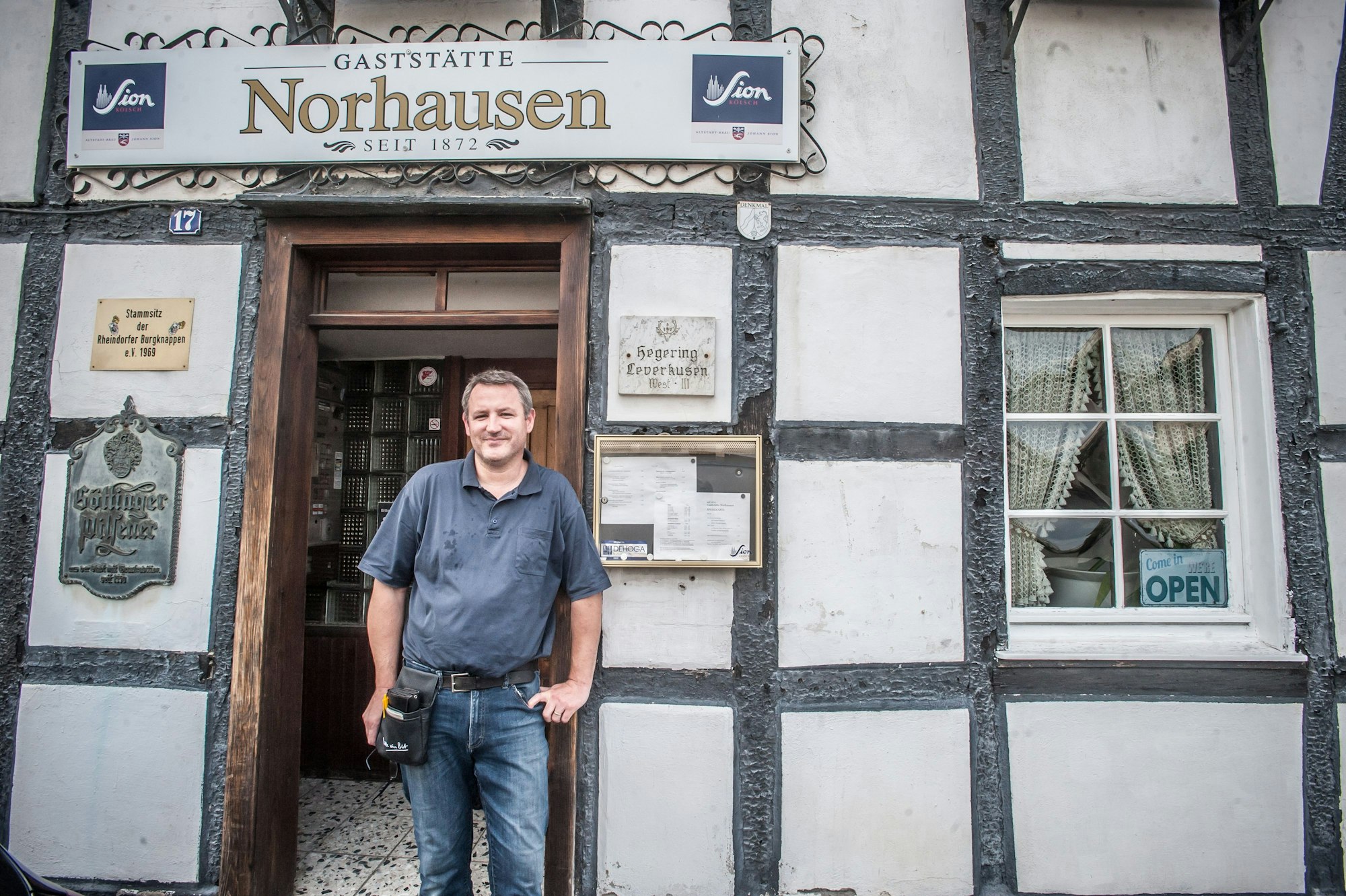 Schankwirtschaft Inhaber Hagen Norhausen. Foto: Ralf Krieger