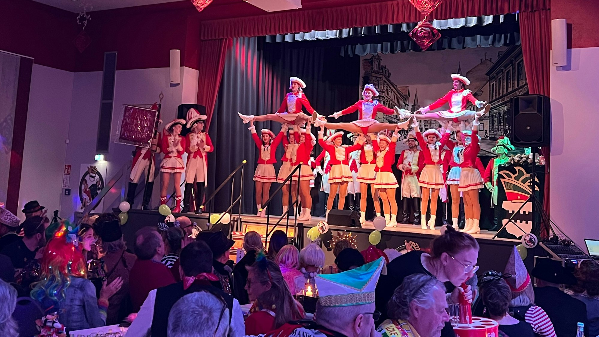 Tanzauftritt auf Bühne