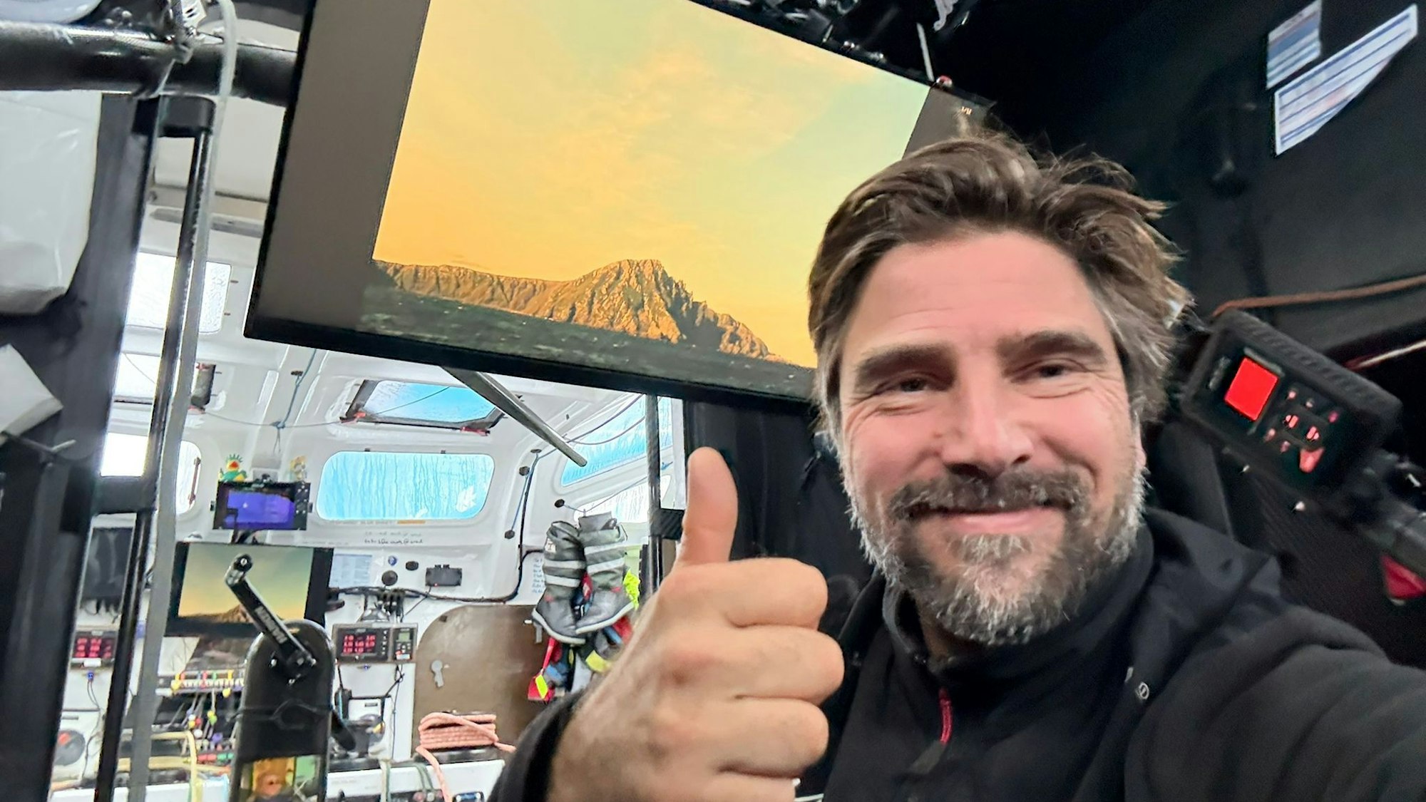 Boris Herrmann bei der Vendée Globe.