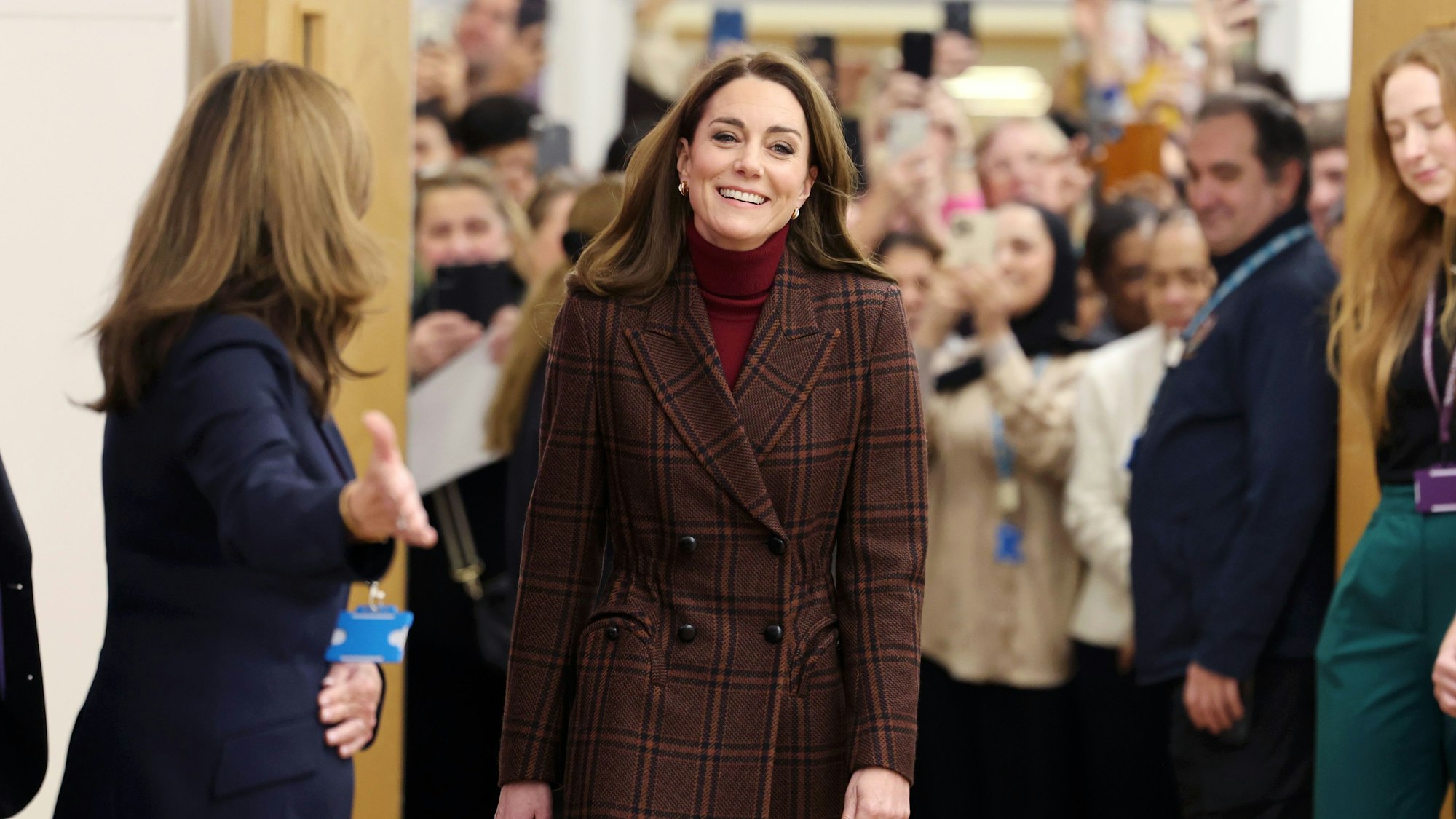 Prinzessin Kate beim Besuch im Royal Marsden Hospital.