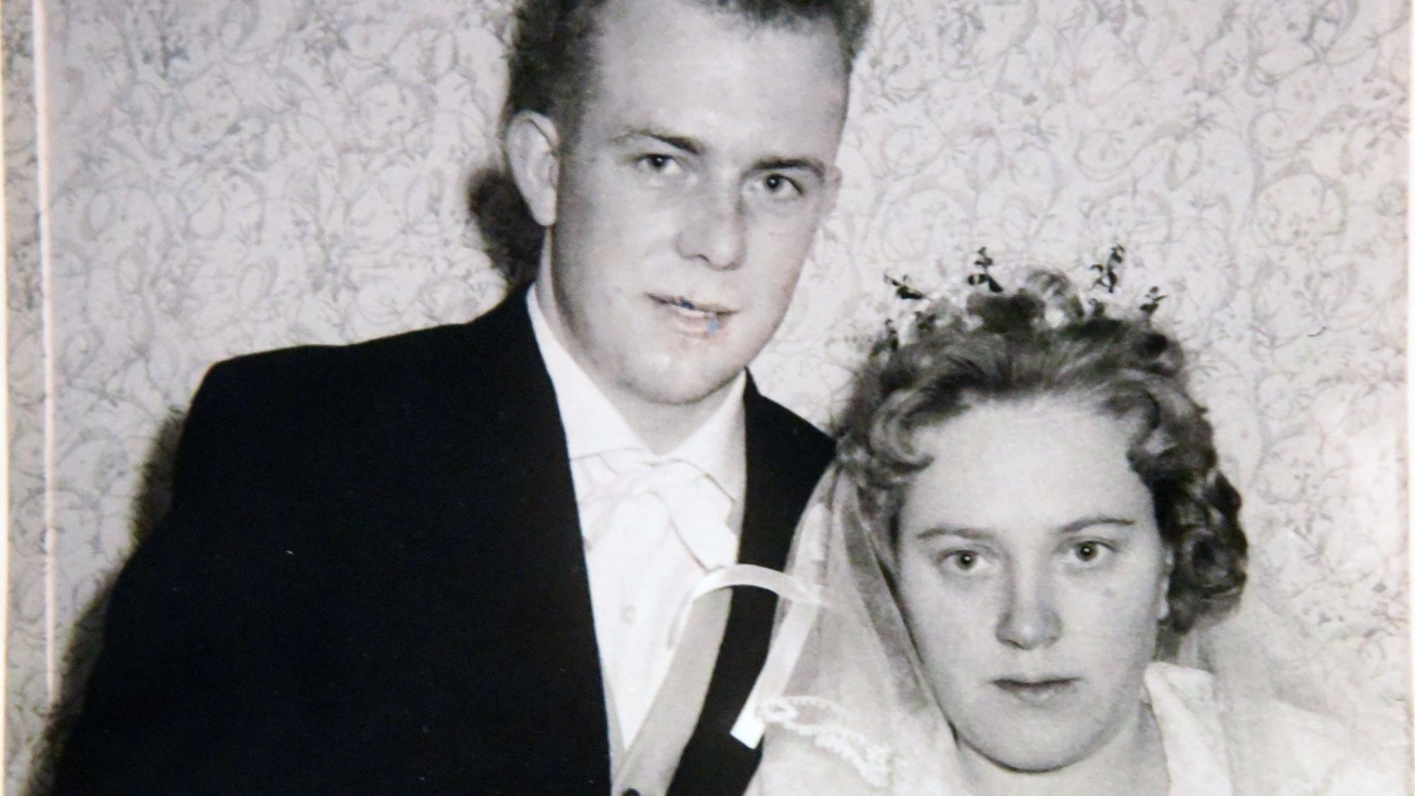 Historisches Bild eines Hochzeitspaares