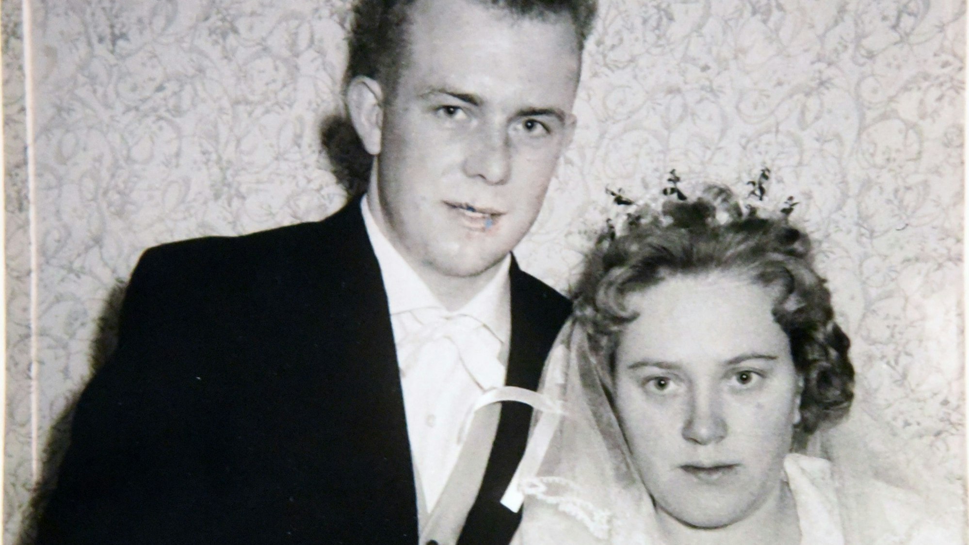 Historisches Bild eines Hochzeitspaares