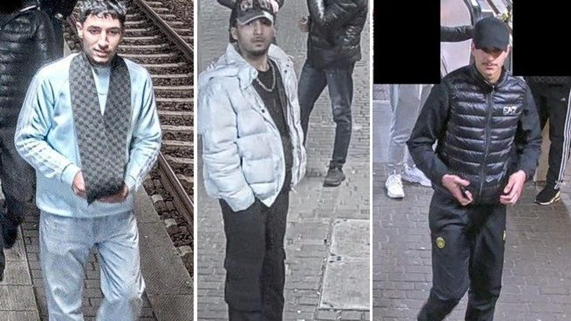Die Bundespolizei Köln sucht nach diesen drei Männern.