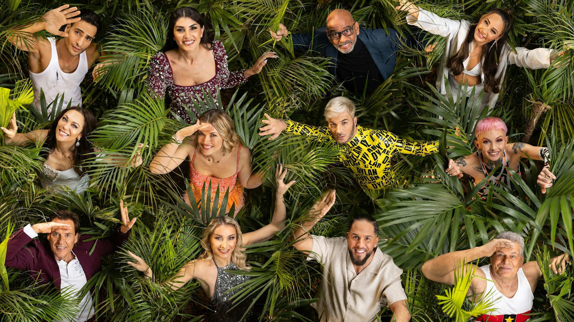 V.l.n.r.: Timur Ülker, Yeliz Koc, Pierre Sanoussi-Bliss, Alessia Herren, Lilly Becker, Nina Bott, Sam Dylan, Edith Stehfest, Jörg Dahlmann, Anna-Carina Woitschack, Maurice Dziwak, Jürgen Hingsen