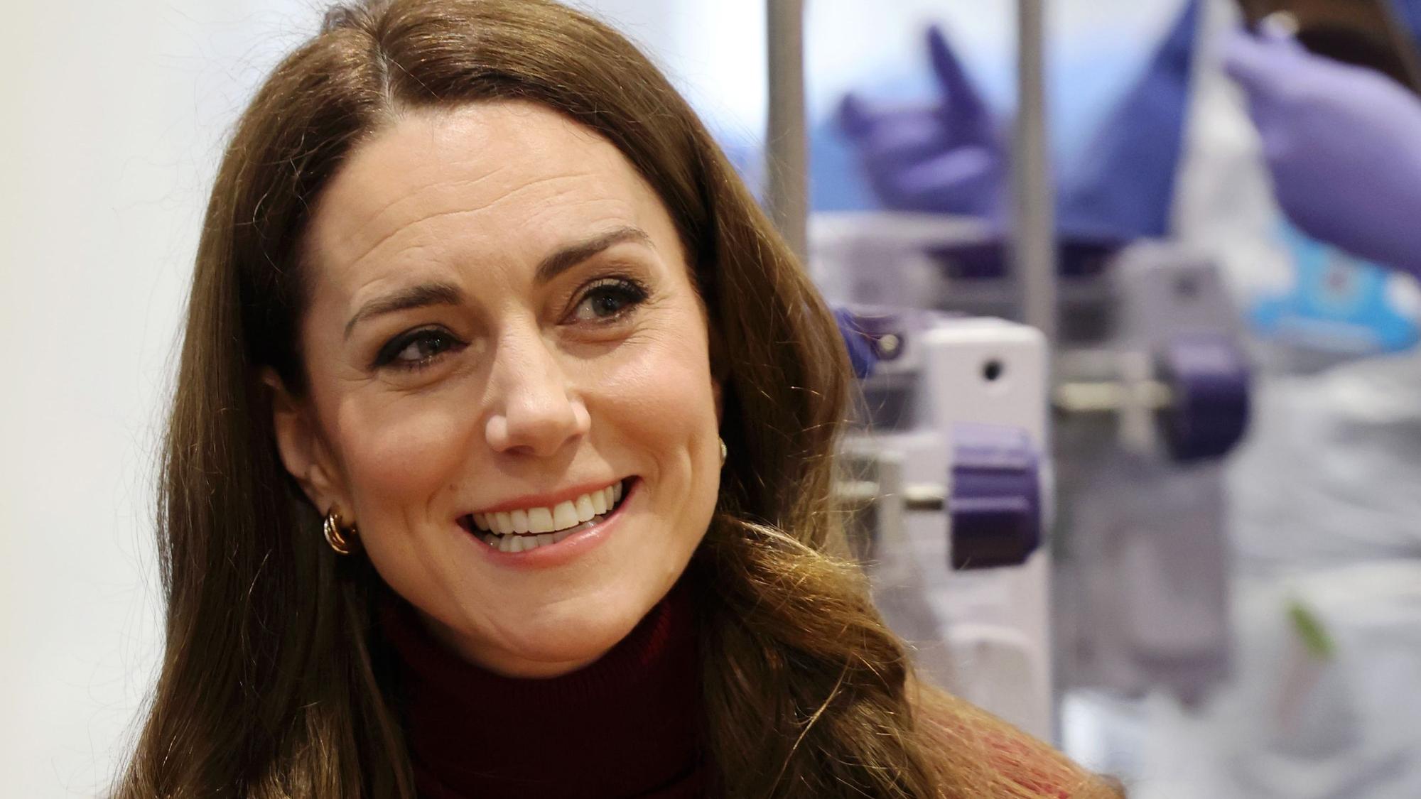 Prinzessin Kate beim Besuch im Royal Marsden Hospital.