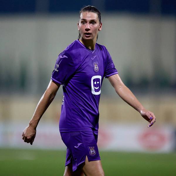 TA QALI, MALTA - SEPTEMBER 07: Amelie Delabre of Anderlecht is gesturing during the UEFA Womens Champions League First qualifying round, Semi-finals CP-Group 4 soccer match between Anderlecht and Birkirkara at the Centenary Stadium, Ta Qali, Malta on September 07, 2024. Anderlecht v Birkirkara - UEFA Womens Champions League MLT_UWCL_24/25