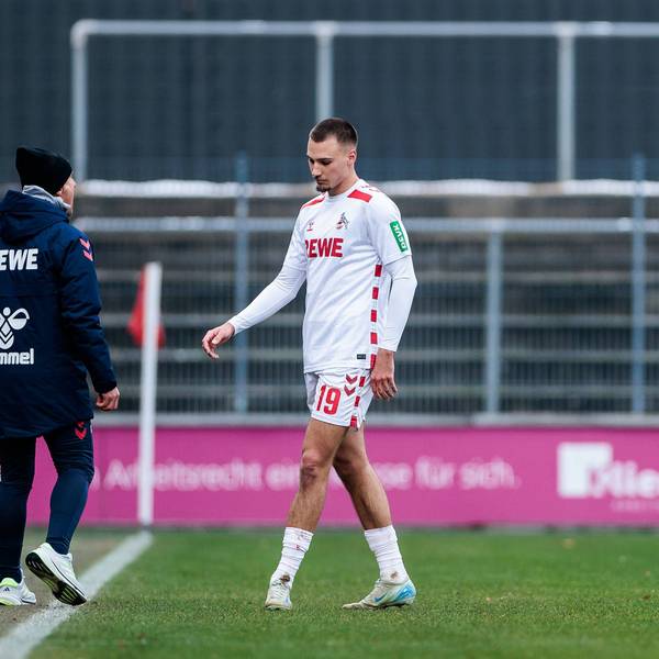 FC-Topscorer Tim Lemperle musste gegen Viktoria Köln nach einer halben Stunde vom Platz.