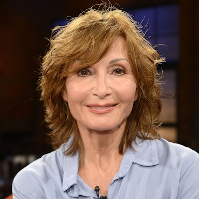 Susanne Uhlen bei der Aufzeichnung der WDR-Talkshow „Kölner Treff“.