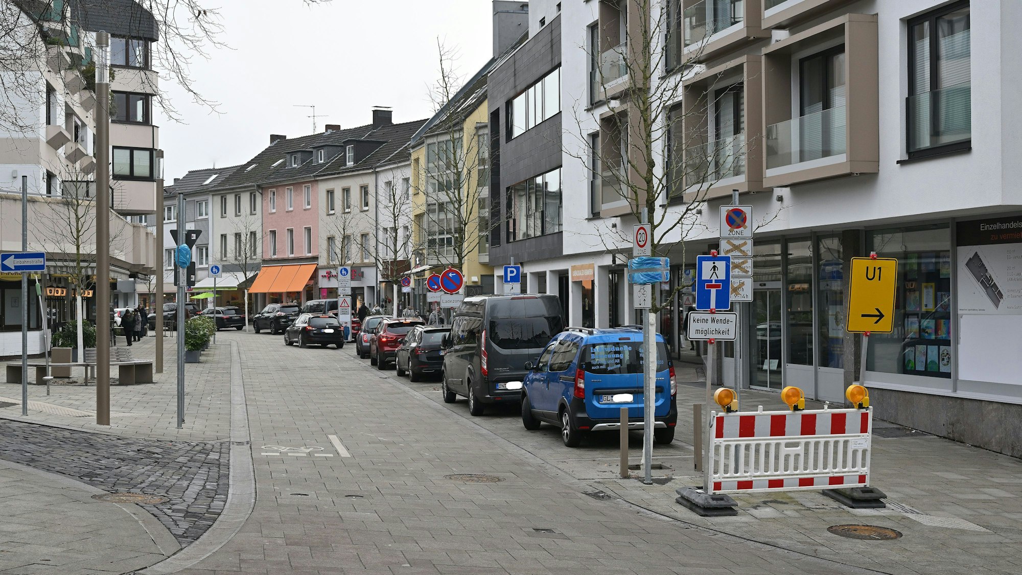 Bensberg. Schloßstrasse. Fußgängerzone