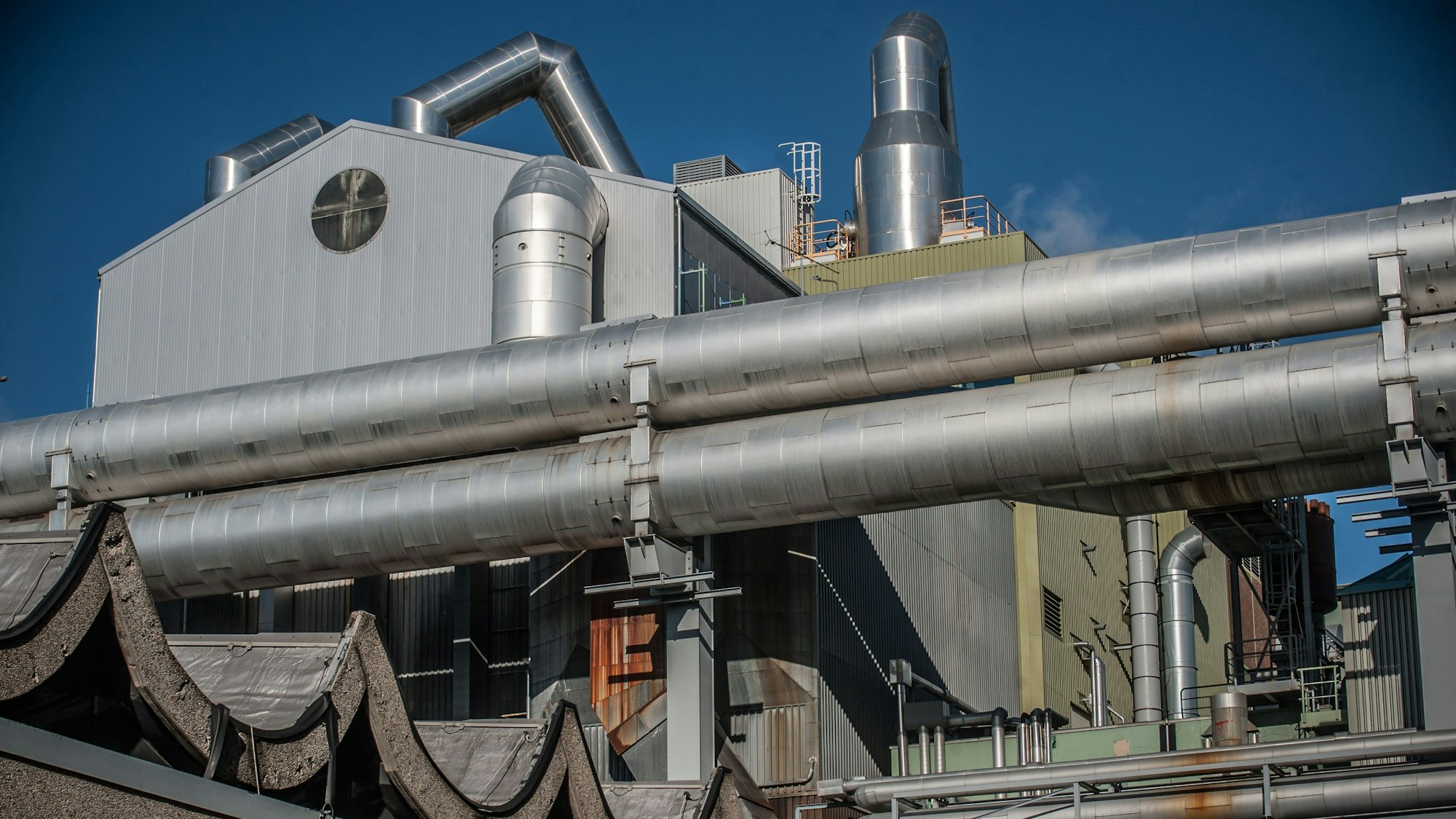 Das Müllheizkraftwerk der Avea in Leverkusen