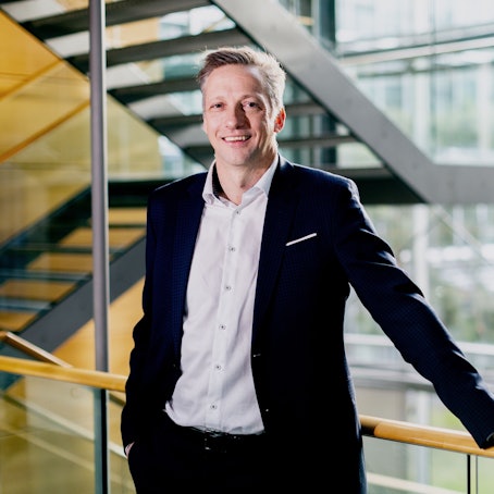 08.01.2025, Köln: Redaktionsbesuch und Interview mit dem CEO der Deutz AG, Sebastian Schulte im NevenDumont-Haus Köln. Foto: Thilo Schmülgen