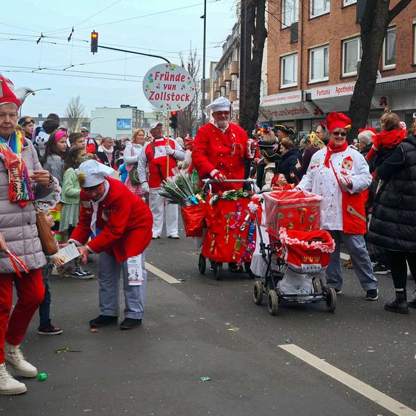 Der Zollstocker Diienstagzug geht dieses Jahr einen anderen Zugweg und zieht nicht mehr über den Gottesweg.