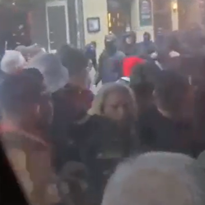 Hamburg, 18.1.2025: Schlägerei zwischen FC-Fans und HSV-Ultras auf St. Pauli