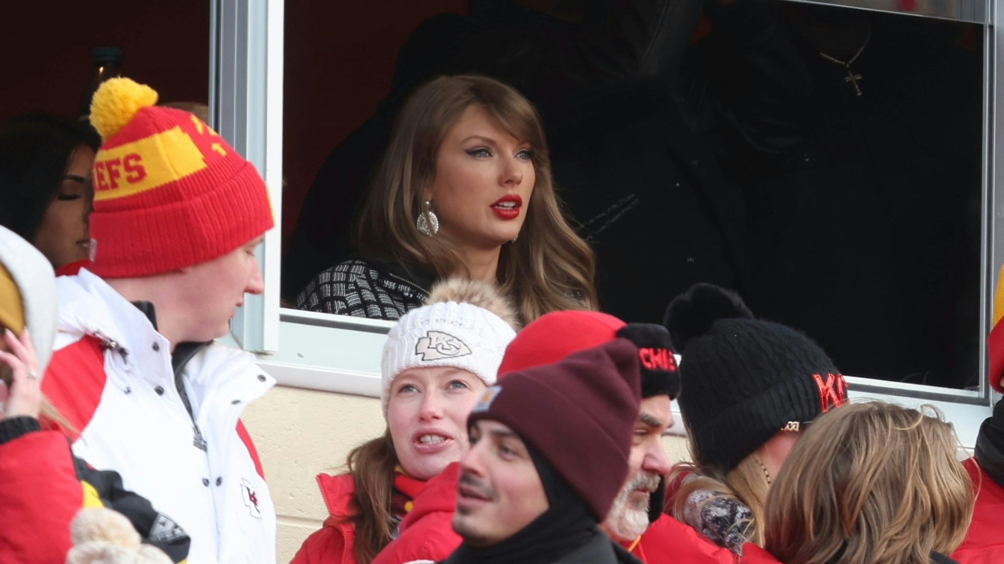 Taylor Swift ließ es sich nicht nehmen, beim NFL-Playoff-Spiel der Kansas City Chiefs live im Stadion dabei zu sein.