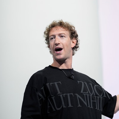 Mark Zuckerberg, Chief Executive Officer von Meta, spricht während der Meta Connect Konferenz.