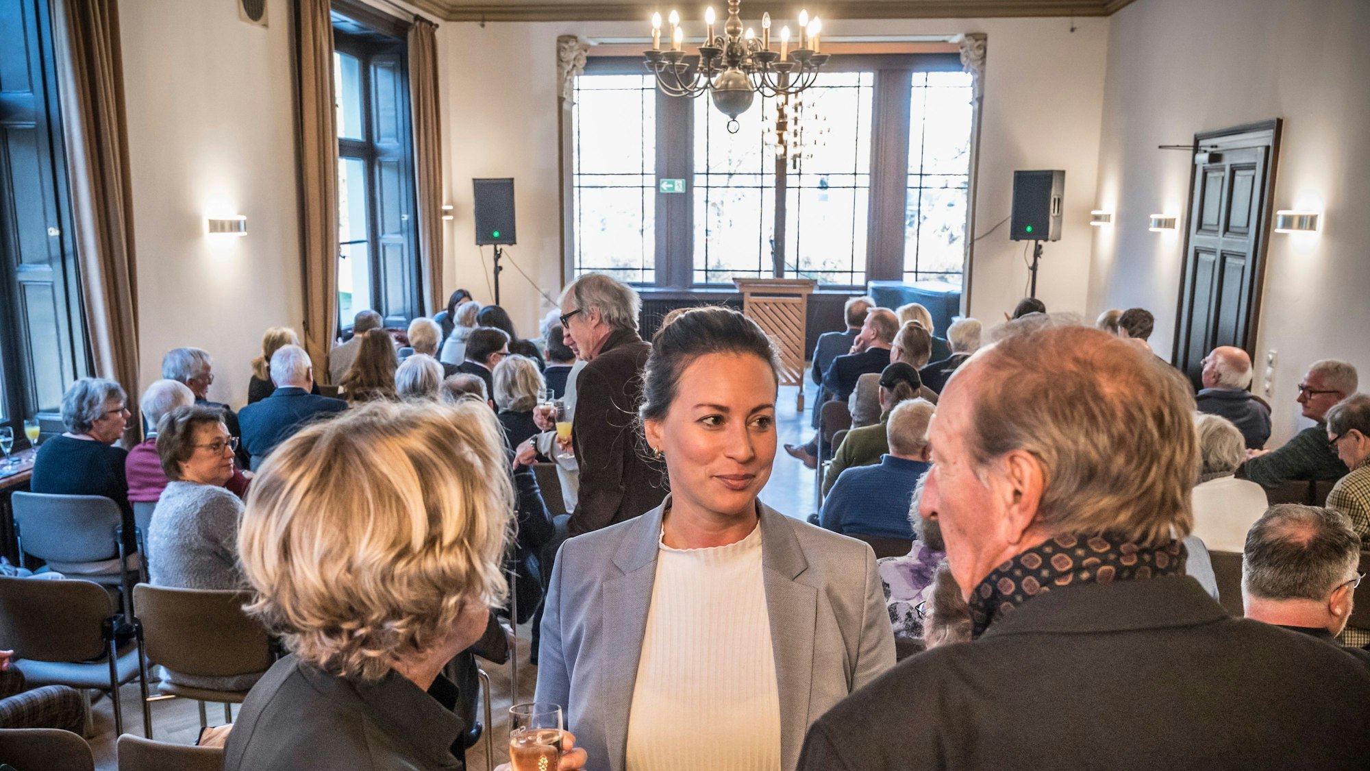 Caroline Bosbach beim Neujahrsempfang der CDU Leichlingen. Foto: Ralf Krieger