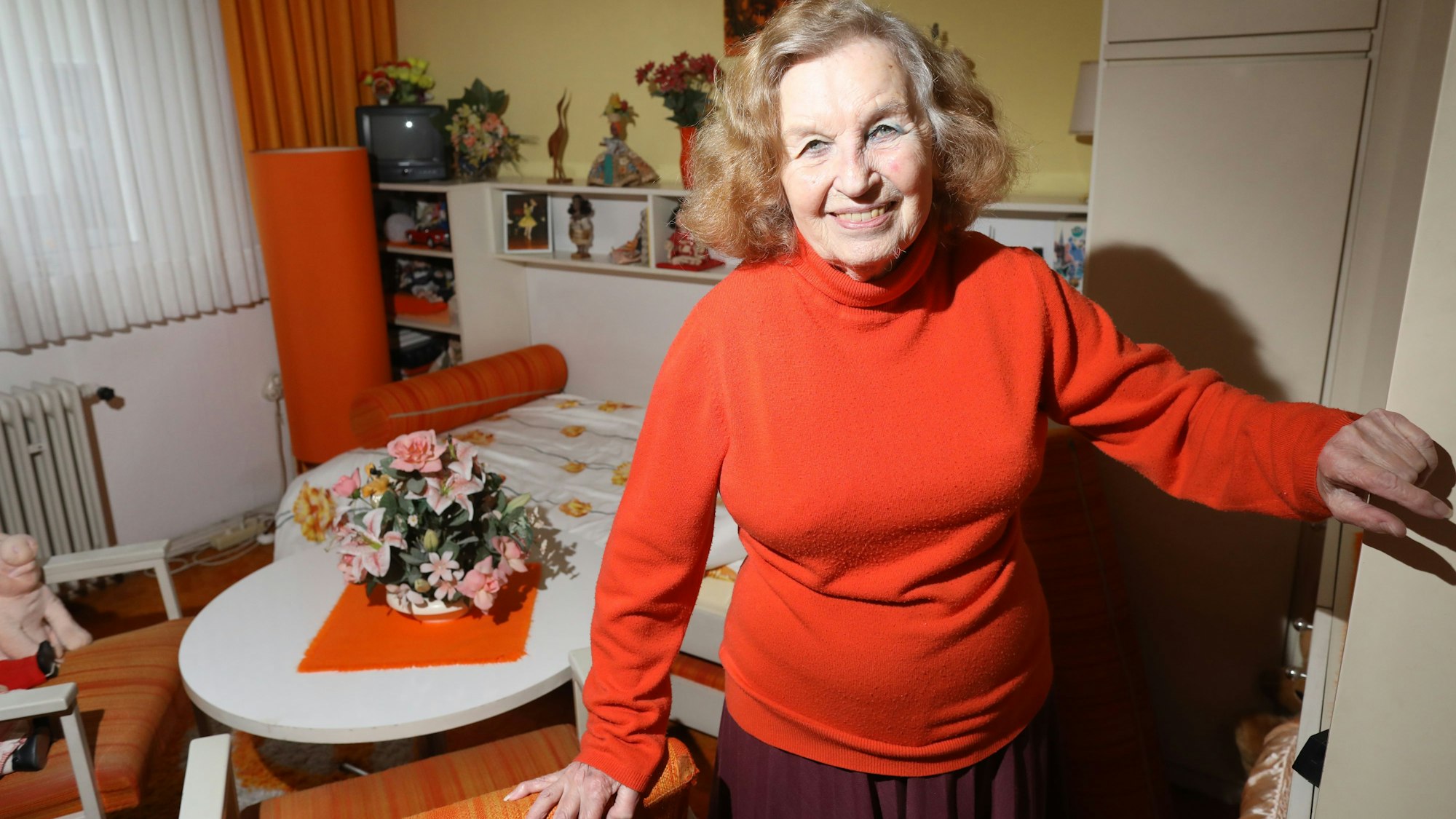 15.01.2025, Köln: Paula Hilsemer (94) soll wegen Eigenbedarf ihre Wohnung nach 70 Jahren verlassen. Foto: Arton Krasniqi