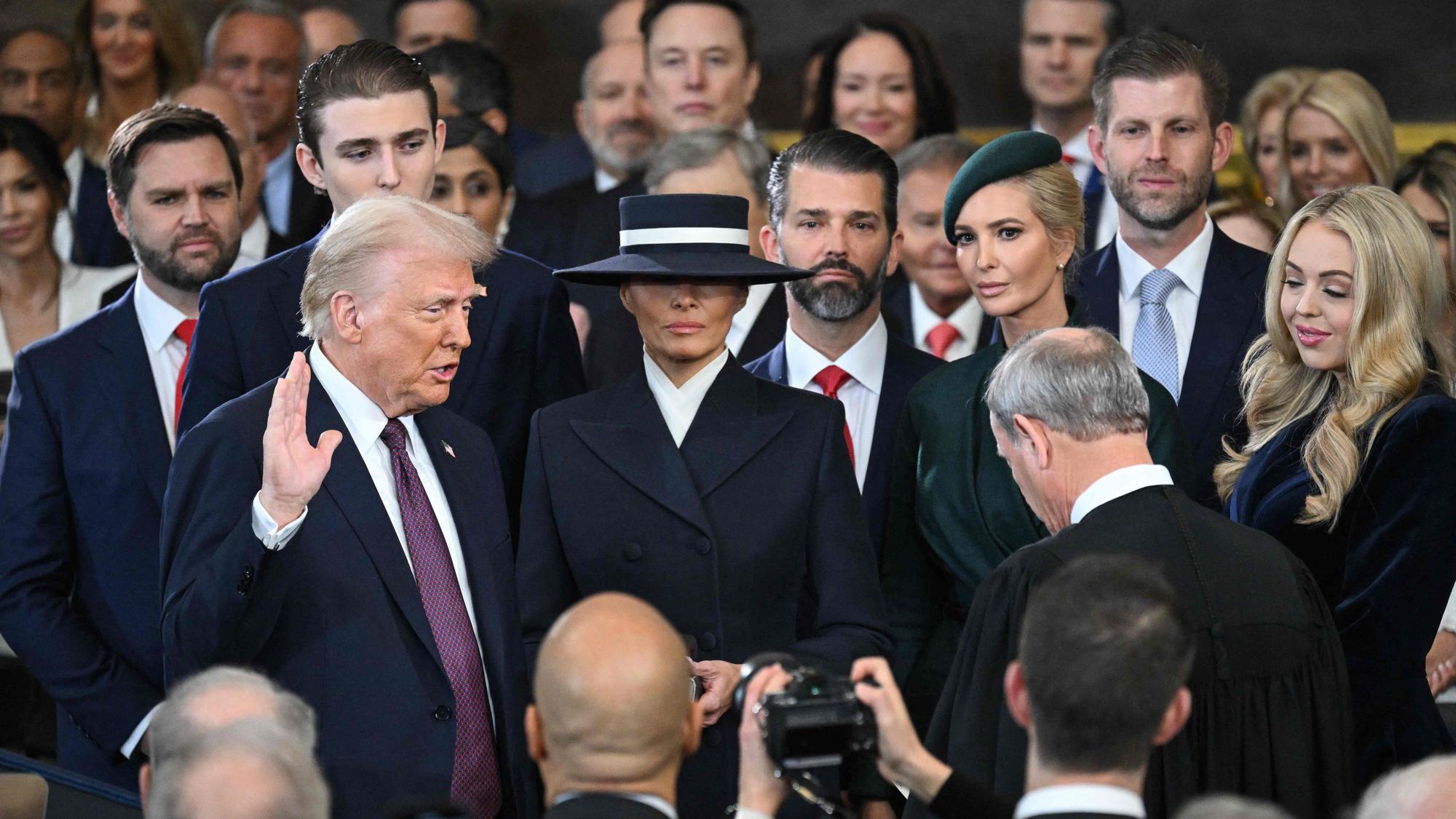 Donald Trump wird als 47. US-Präsident vereidigt.