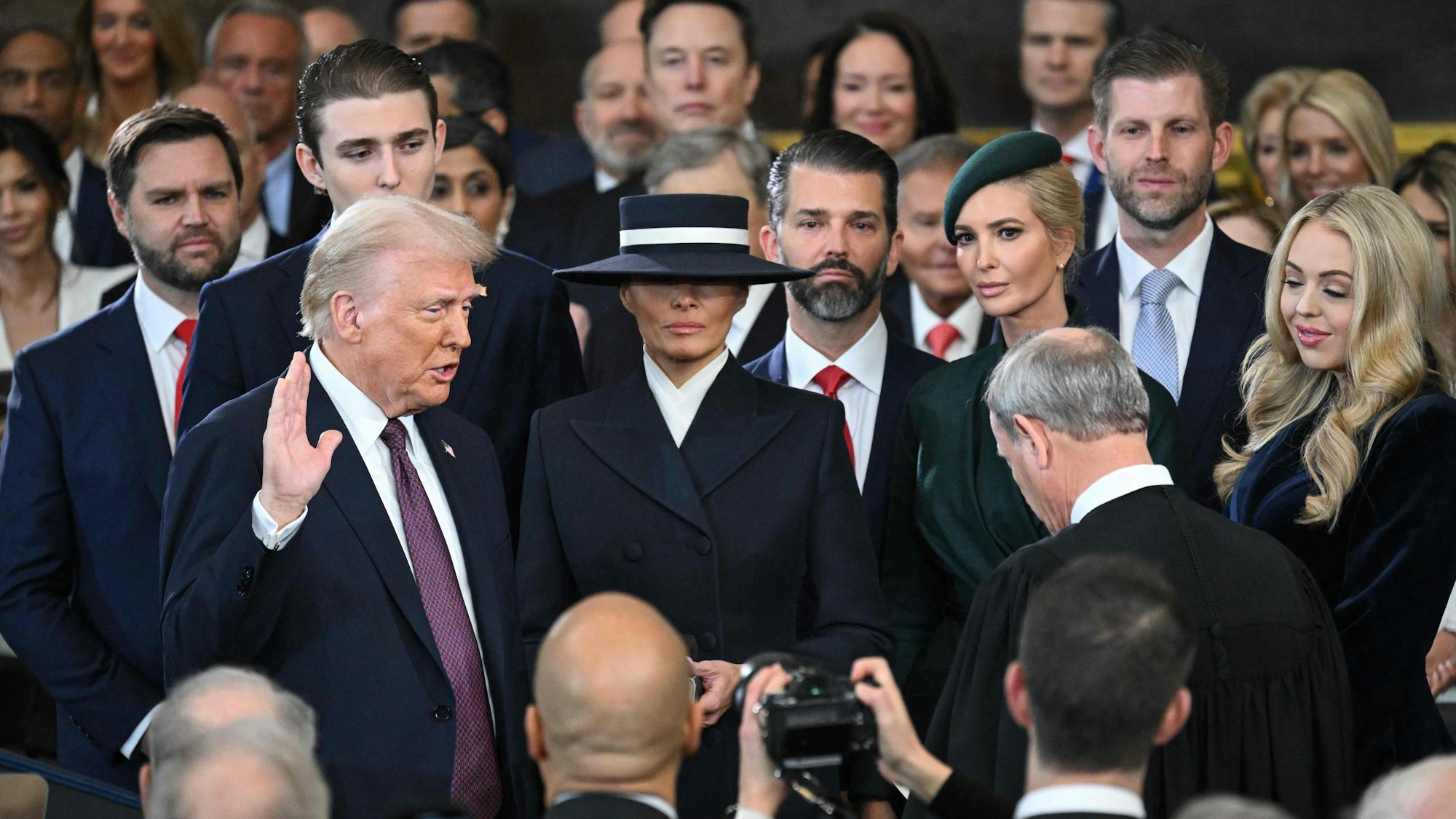 Donald Trump wird als 47. US-Präsident vereidigt.