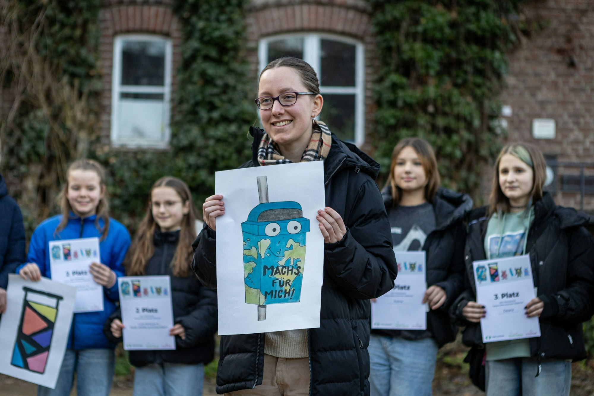 Flora Ludwig, Schülerin der 10. Klasse des Freiherr-vom-Stein-Gymnasiums, gewann den ersten Platz.