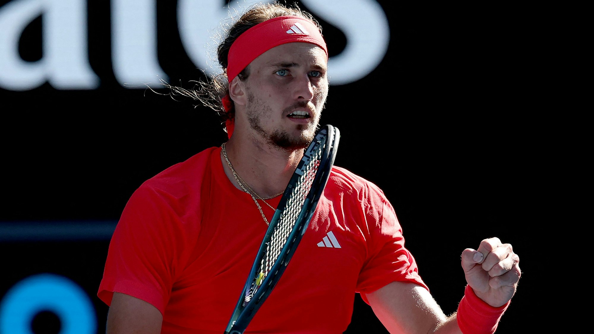 Alexander Zverev hat in Melbourne weiter Grund zum Jubeln