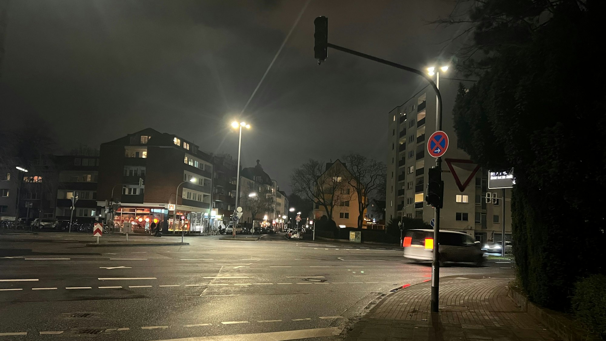 Ausgefallene Ampelanlage, Blaubach, Kölner Innenstadt 22. Januar 2025