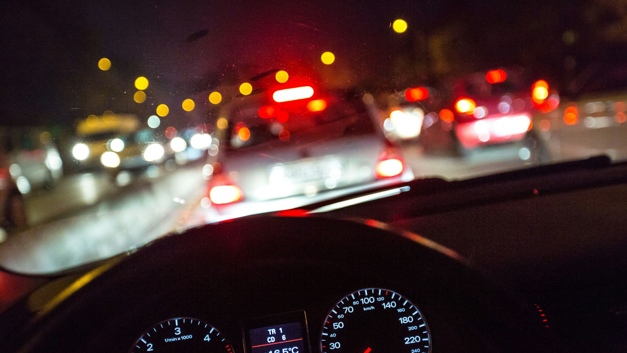 POV Foto aus Auto hinaus