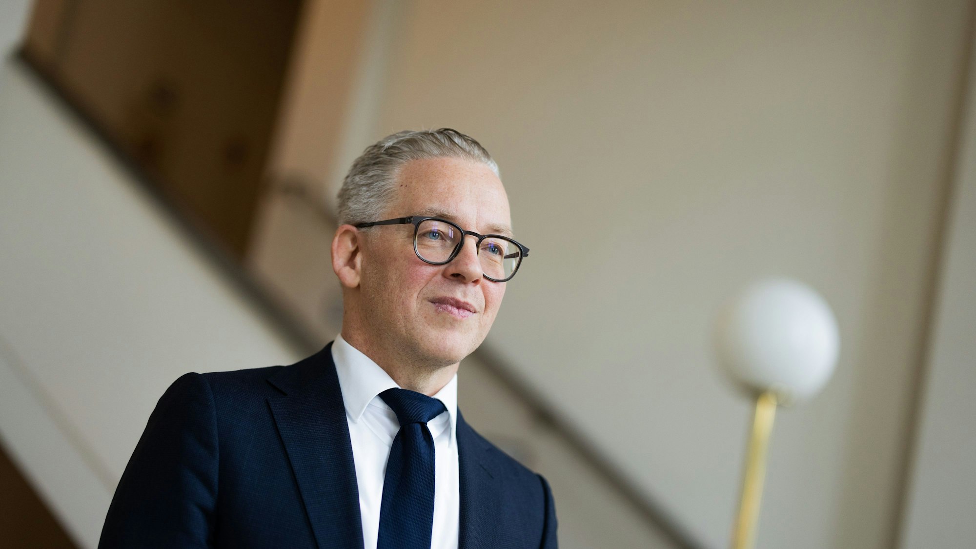 Tim Engel, Cum-Ex-Chefermittler und Leitender Oberstaatsanwalt der Staatsanwaltschaft Köln, im Justizministerium.