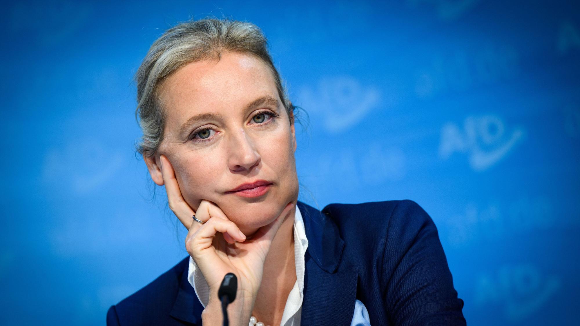 Der AfD-Kanzlerkandidatin Alice Weidel folgen insgesamt 2,74 Millionen Menschen in den sozialen Netzwerken. Damit landet sie auf Platz zwei. (Archivbild)