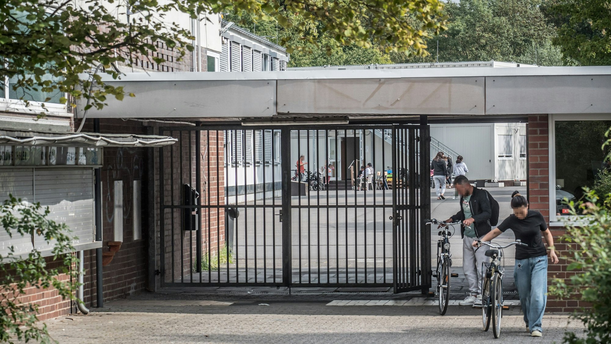 Die Landesunterkunft im ehemaligen Freibad Auermühle. (Archivfoto)