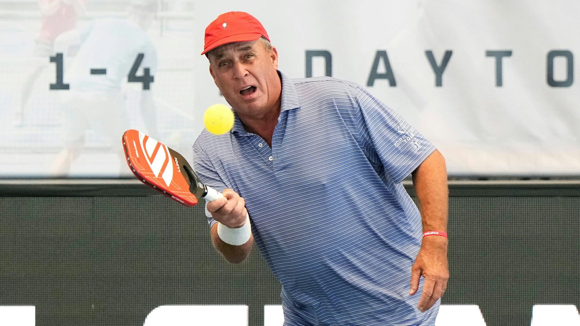 Ivan Lendl spielt auch gerne Pickleball, so wie hier Anfang 2024.