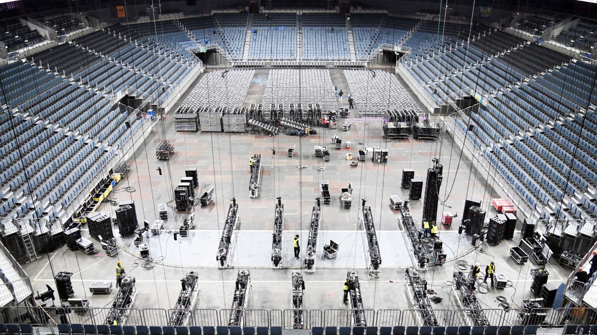 Blick in die Lanxess-Arena