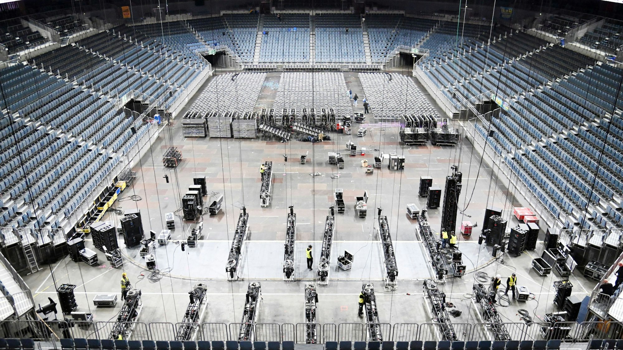 Blick in die Lanxess-Arena