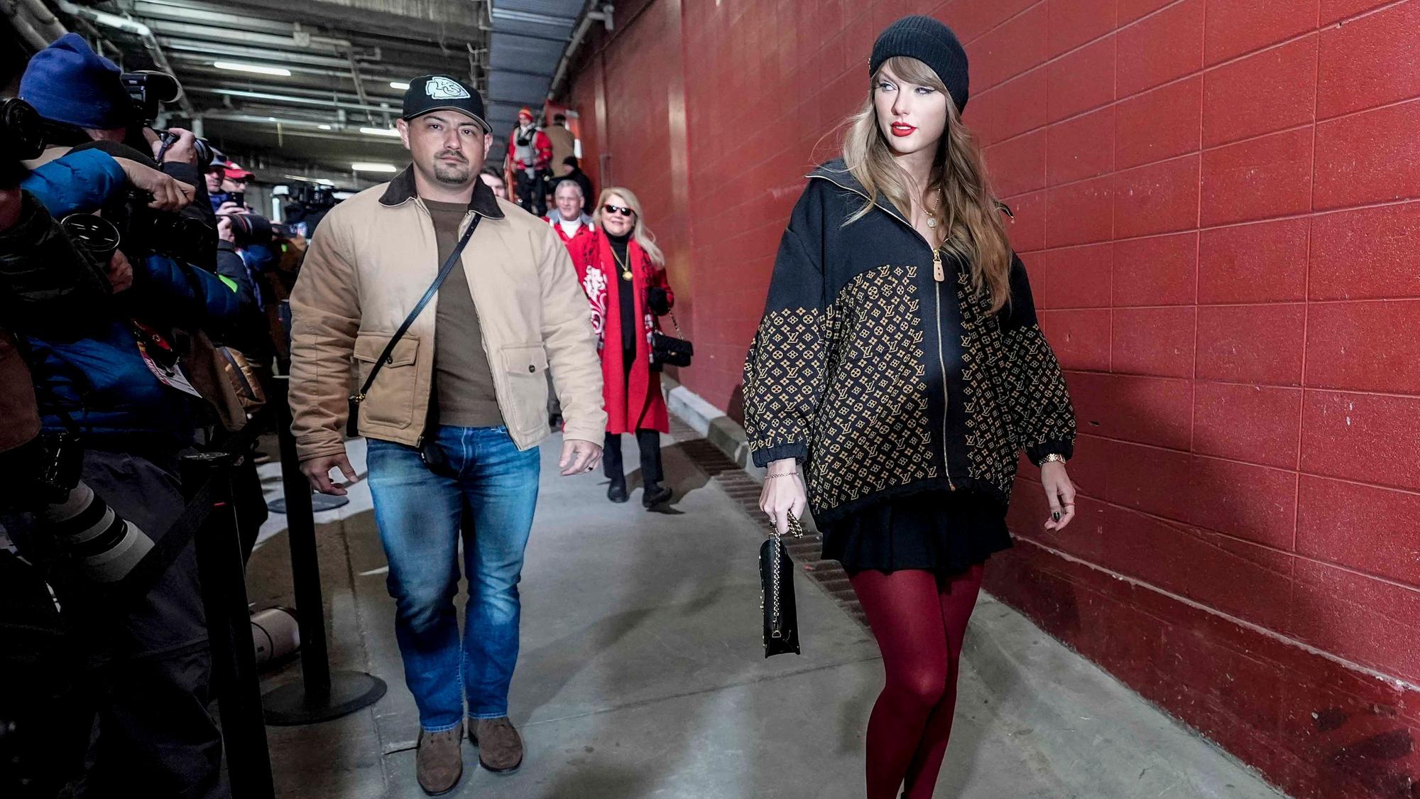 Vor dem Anpfiff waren alle Blicke auf Taylor Swifts Ankunft in Kansas City gerichtet.
