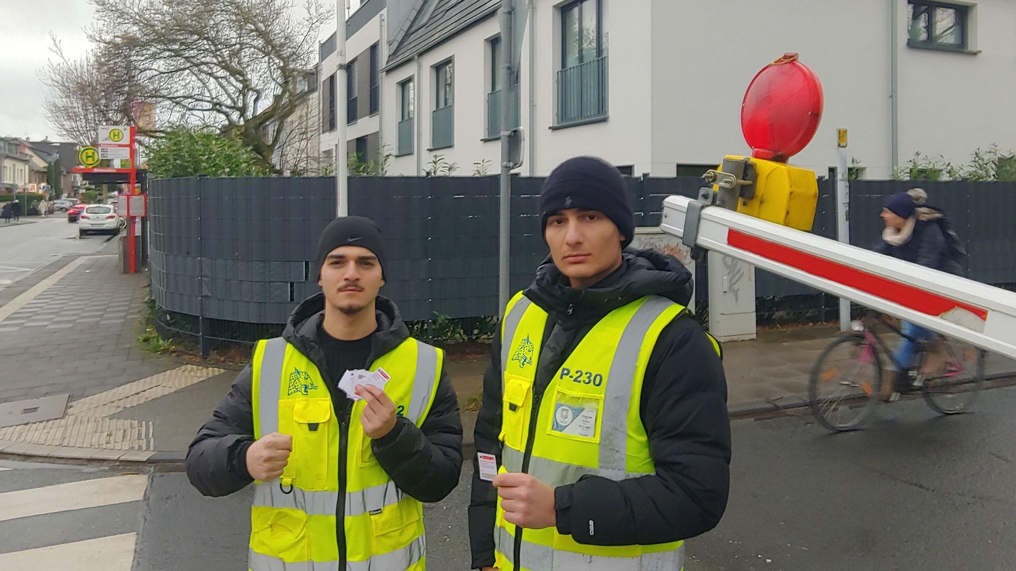 Aufpasser im Auftrag der Stadt Köln