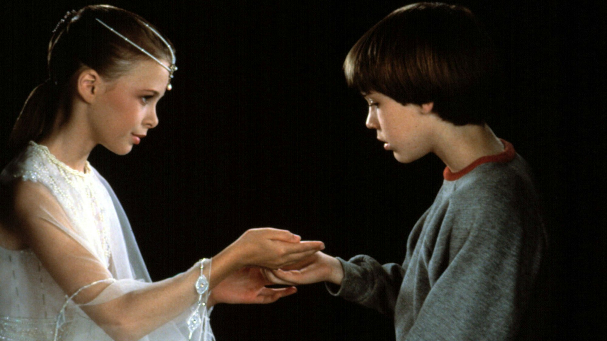 Tami Stronach und Barret Oliver spielten die Hauptrolle in der „Unendlichen Geschichte“.