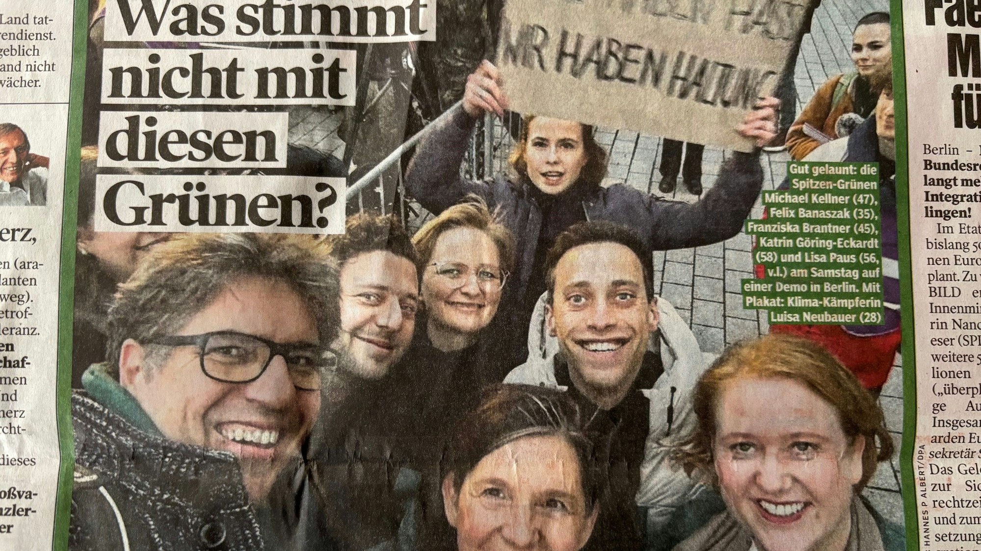 So berichtete die BILD-Zeitung über das umstrittene Selfie.